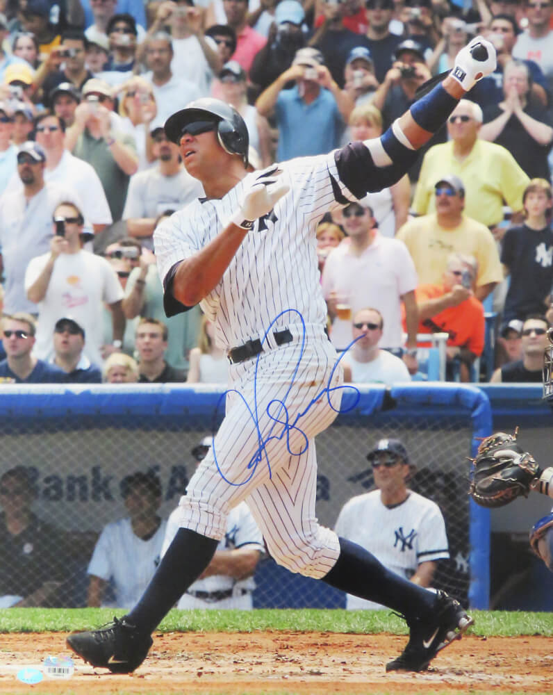 Alex Rodriguez Autographed New York Yankees 16x20 Photo - Fanatics  (Swinging)