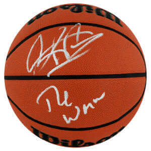 Dennis Rodman Signed Wilson Indoor/Outdoor NBA Basketball w/The Worm