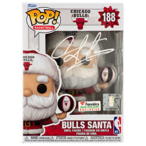 Dennis Rodman Signed Chicago Bulls 'SANTA' Funko Pop Doll #188