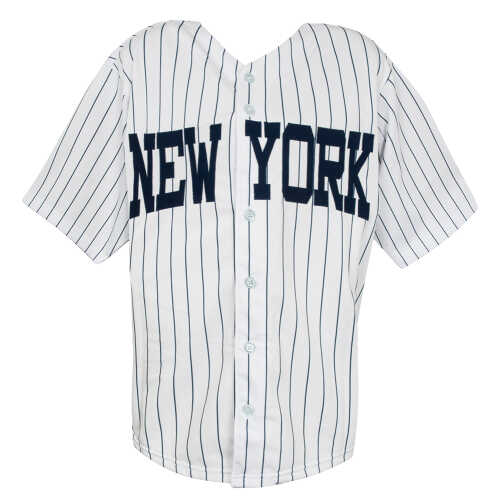 Alex Rodriguez Signed White Pinstripe Custom Baseball Jersey - (Beckett) - Image 3