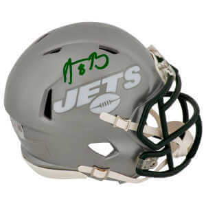 Aaron Rodgers Signed New York Jets FLASH Riddell Speed Mini Helmet - (Fanatics)