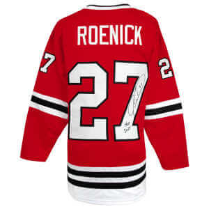 Jeremy Roenick Signed Red Custom Hockey Jersey w/HOF 2024