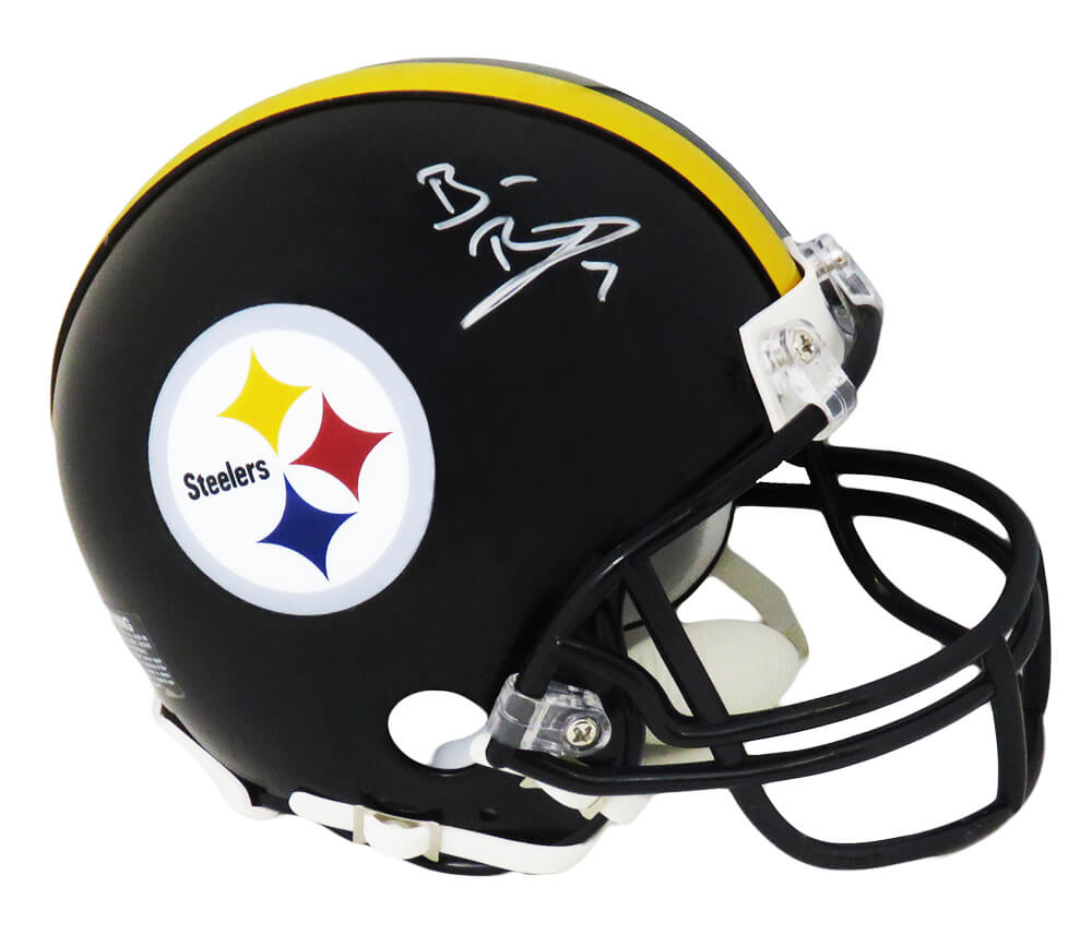 James Connor Signed Pittsburgh Steelers Speed Authentic Yellow NFL Helmet  With “Cancer Sucks!” Inscription – Radtke Sports