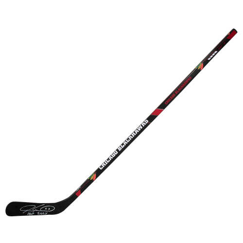 Jeremy Roenick Signed Chicago Blackhawks Logo 48-Inch Franklin Full Size Hockey Stick w/HOF 2024