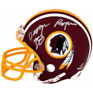 George Rogers Signed Washington Throwback Riddell (VSR4) Mini Helmet