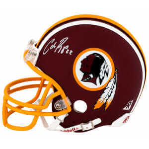 Carlos Rogers Signed Washington Throwback Riddell (VSR4) Mini Helmet