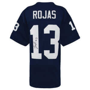 Tony Rojas Signed Navy Custom College Football Jersey