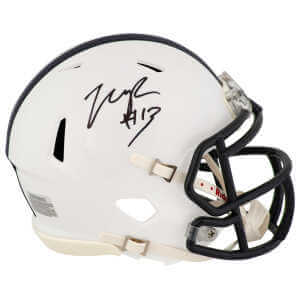 Tony Rojas Signed Penn State Riddell Speed Mini Helmet