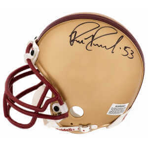 Bill Romanowski Signed Boston College Eagles Riddell (VSR4) Mini Helmet
