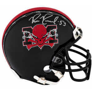 Bill Romanowski Signed Mean Machine Riddell (VSR4) Mini Helmet