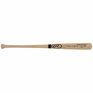Pete Rose Signed Rawlings Pro Blonde Baseball Bat w/4256 - (In Blue)