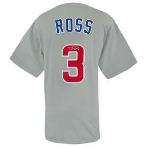 David Ross Signed Grey Custom Style Baseball Jersey