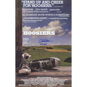 Chelcie Ross Signed Hoosiers 11x17 Movie Poster w/George