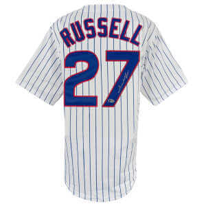 Addison Russell Signed White Custom Baseball Jersey  - (Beckett)