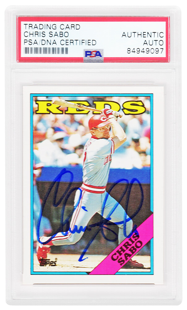 Chris Sabo Autographed 8x10  Cincinnati reds, Cincinnati reds