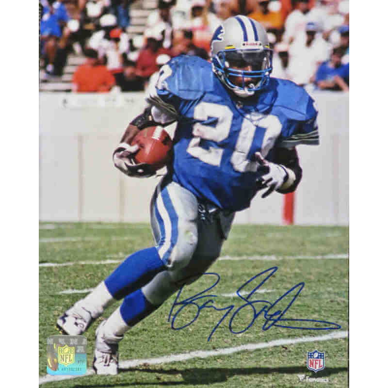 Barry Sanders SEND IN Schwartz Sports Memorabilia