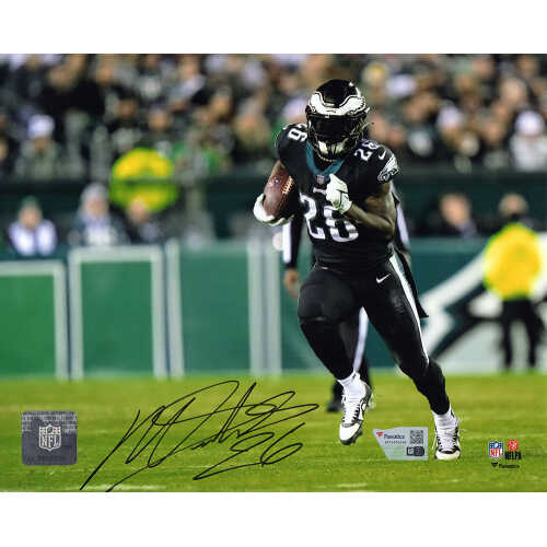 Miles Sanders Signed Philadelphia Eagles Running Action 8x10 Photo - (Fanatics)