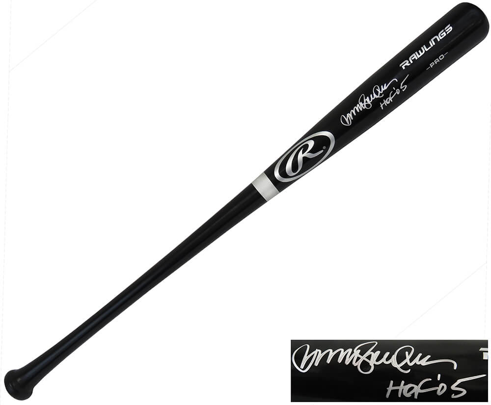 Ryne Sandberg Signed Rawlings Pro Black Baseball Bat w/HOF’05 ...