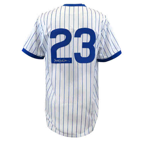 Ryne Sandberg Signed Cubs Majestic White Cooperstown Collection Jersey - Image 2