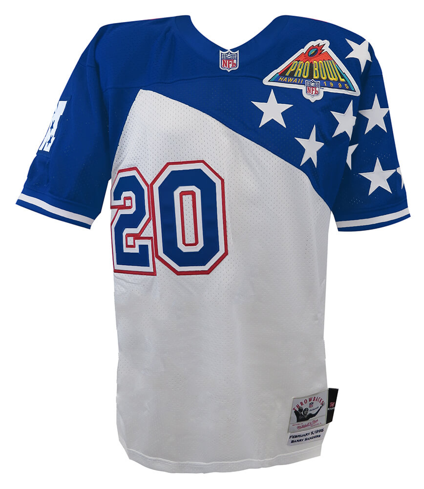 Barry Sanders Authentic Mitchell & Ness 1995 Pro Bowl Jersey 