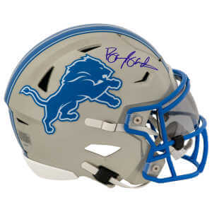 Barry Sanders Signed Detroit Lions Riddell Mid-Size SpeedFlex (MIDI) Helmet