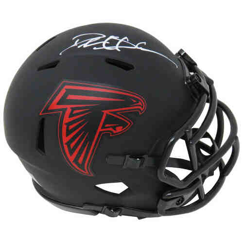 Deion Sanders Signed Atlanta Falcons Eclipse Riddell Speed Mini Helmet