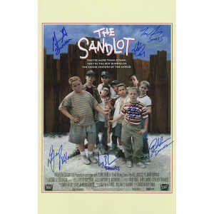 The Sandlot Cast Signed The Sandlot 11x17 Movie Poster (7 - Signatures - w/Character Names)