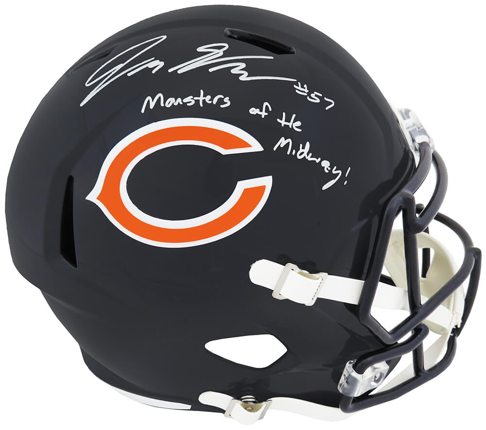 Jack Sanborn Signed Chicago Bears Riddell Full Size Speed Replica Helmet  w/Monsters of the Midway – Schwartz Sports Memorabilia