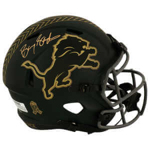 Barry Sanders Signed Detroit Lions SALUTE 2025 Riddell Full Size Speed Replica Helmet