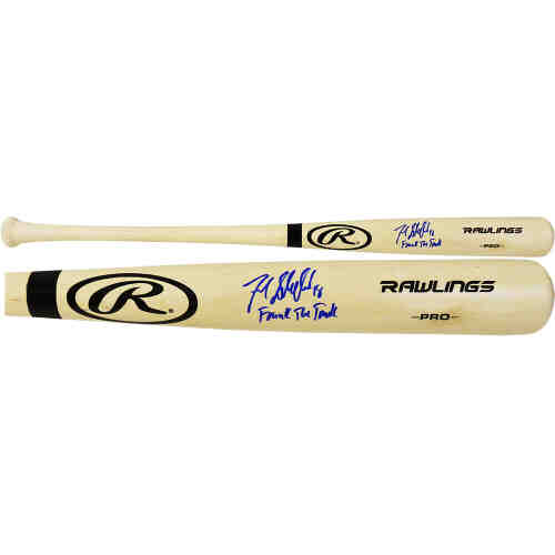 Frank Schwindel Signed Rawlings Pro Blonde Baseball Bat w/Frank The Tank