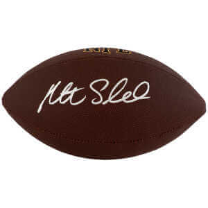 Matt Schaub Signed Wilson Super Grip Full Size NFL Football