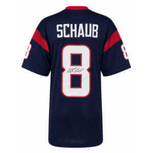Matt Schaub Signed Navy Custom Football Jersey