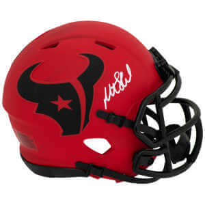 Matt Schaub Signed Houston Texans RAVE Riddell Speed Mini Helmet