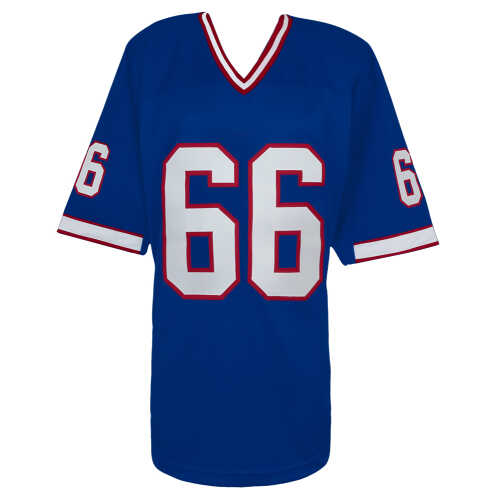 Billy Shaw Signed Blue Throwback Custom Football Jersey w/HOF'99 - (Beckett) - Image 3