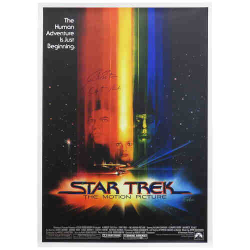 William Shatner Signed Star Trek: The Motion Picture 27x40 Movie Poster w/Capt Kirk