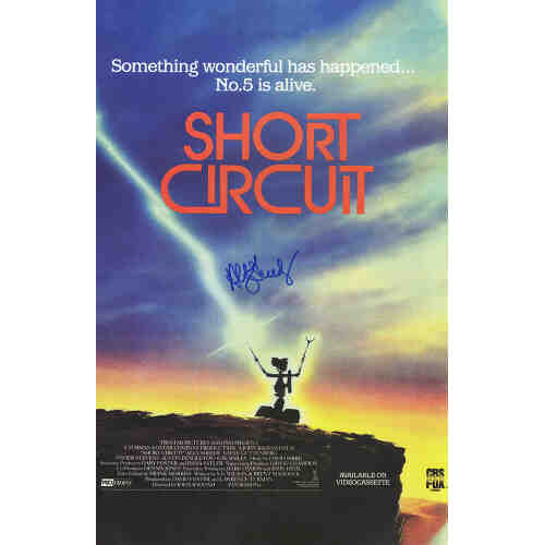 Ally Sheedy Signed Short Circuit 11x17 Movie Poster