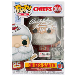 Will Shields Signed Kansas City Chiefs SANTA Funko Pop Doll #204 w/HOF'15