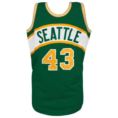Jack Sikma Signed Green T/B Custom Basketball Jersey w/HOF'19 - Image 3