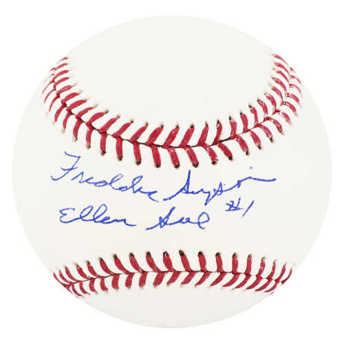 Freddie Simpson Signed Rawlings Official MLB Baseball w/Ellen Sue