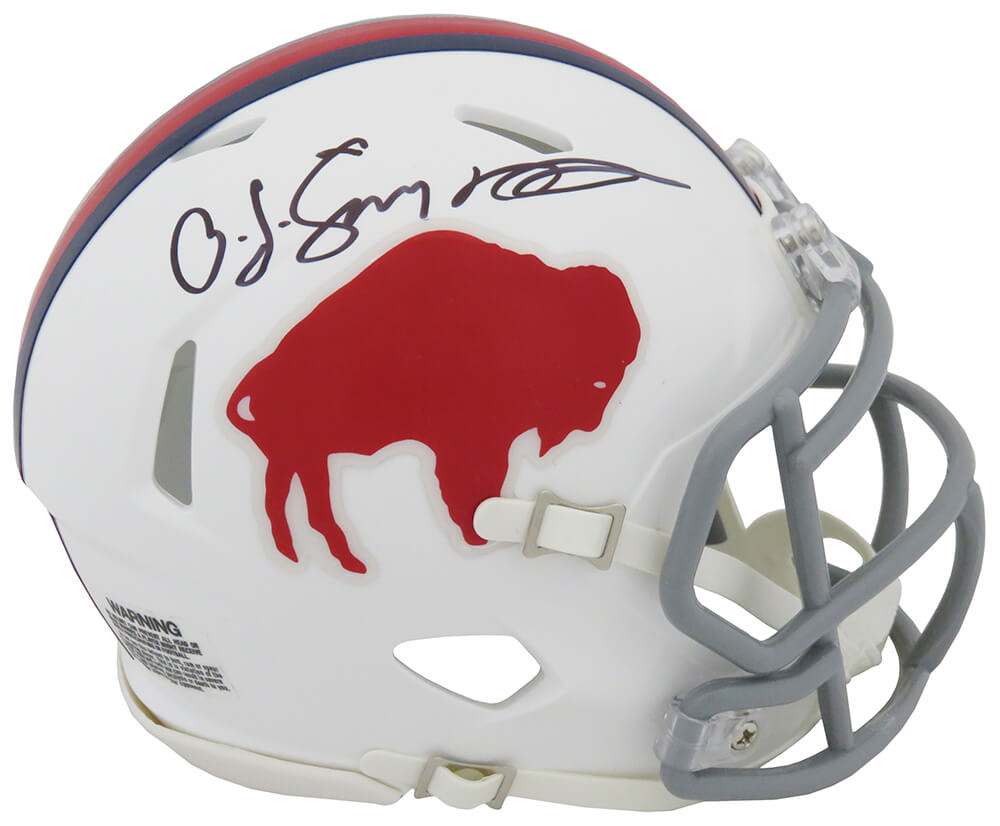 OJ Simpson Authentic Autographed Buffalo Bills Logo Football