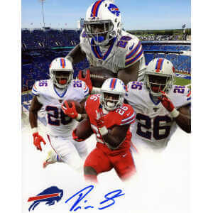 Devin Singletary Signed Buffalo Bills Collage 8×10 Photo