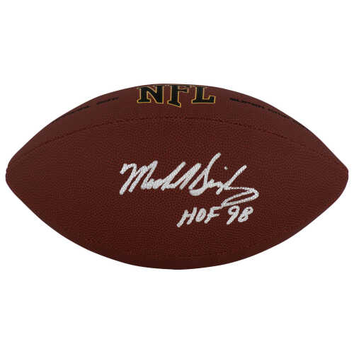 Mike Singletary Signed Wilson Super Grip F/S NFL Football w/HOF'98