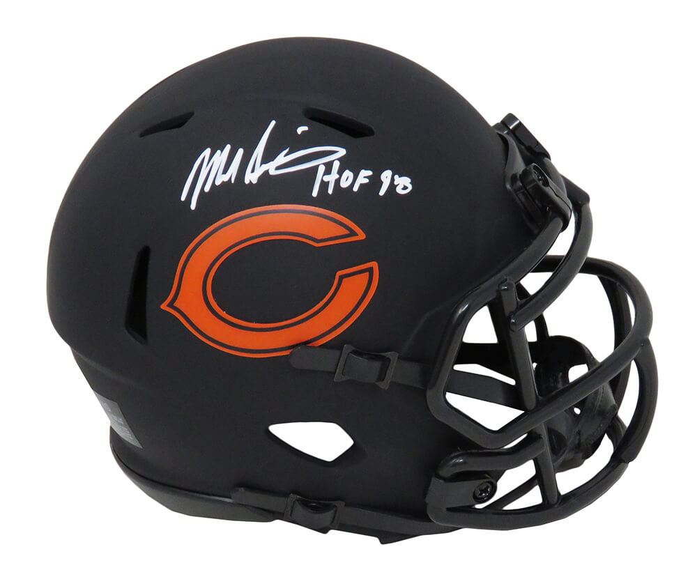 mike singletary signed helmet