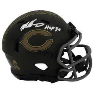 Mike Singletary Signed Chicago Bears 2025 SALUTE Riddell Speed Mini Helmet w/HOF'98