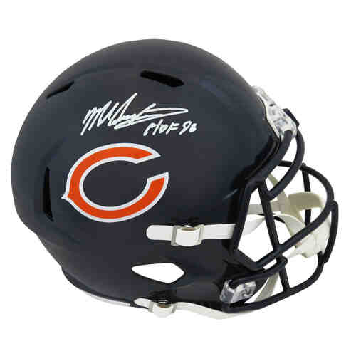 Mike Singletary Signed Chicago Bears Riddell Full Size Speed Replica Helmet w/HOF'98