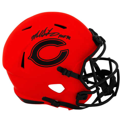 Mike Singletary Signed Chicago Bears RAVE Riddell Full Size Speed Replica Helmet w/HOF'98
