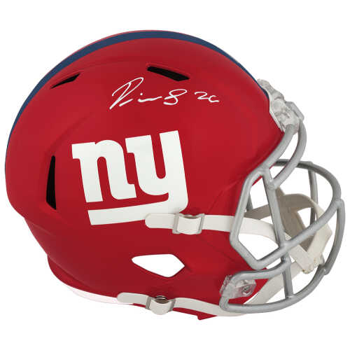 Devin Singletary Signed New York Giants FLASH Riddell Full Size Speed Replica Helmet