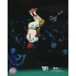 Ozzie Smith Signed St Louis Cardinals Flip Action 8x10 Photo - (Fanatics)
