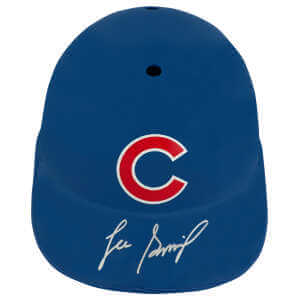 Lee Smith Signed Chicago Cubs Souvenir Replica Batting Helmet