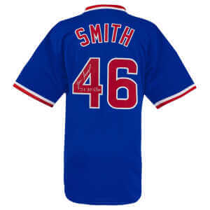 Lee Smith Signed Blue Custom Baseball Jersey w/7x All Star